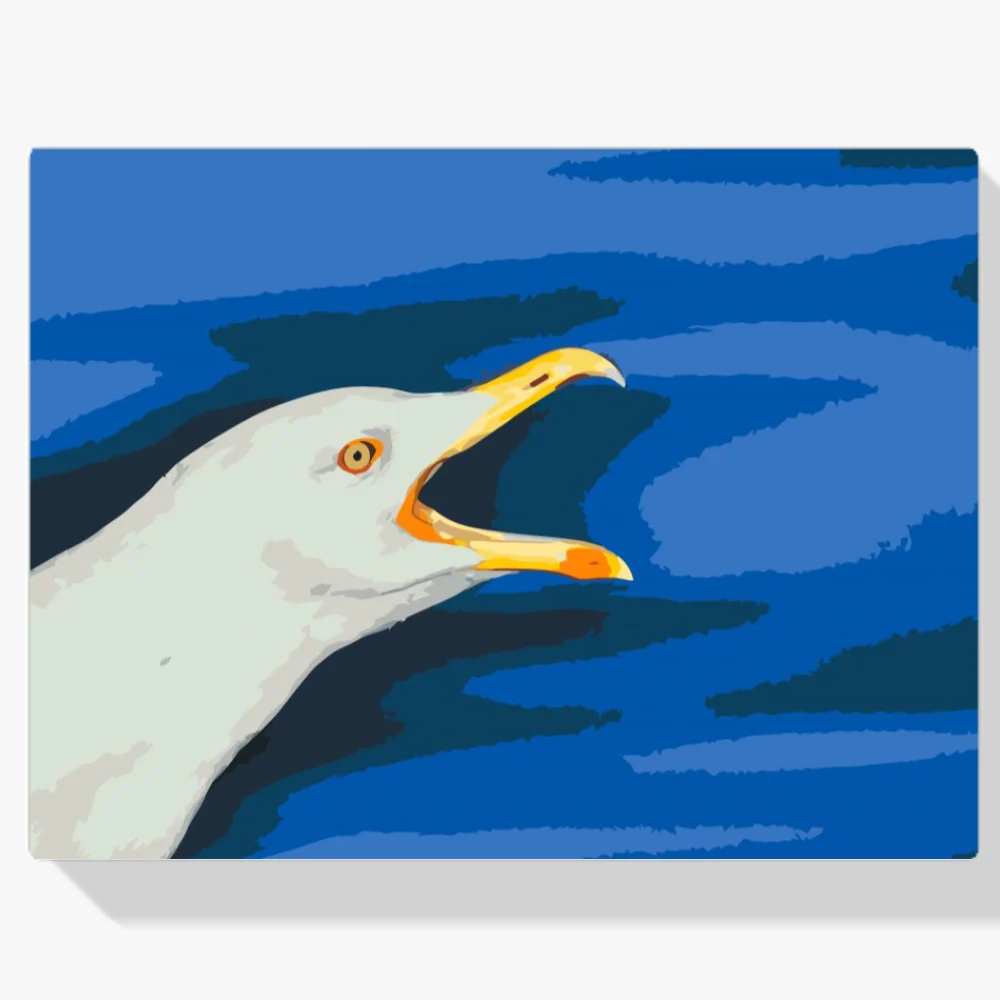 Pintura Diamante - Gaviota