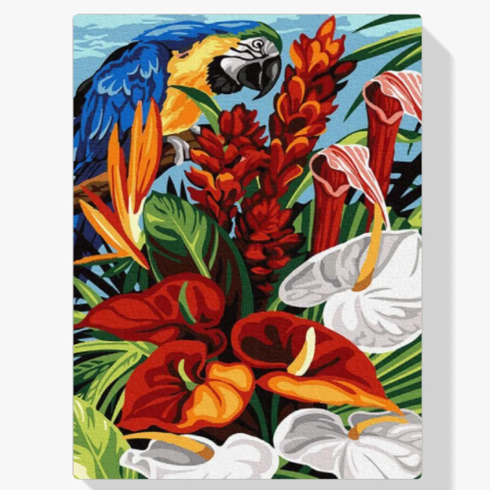 Pintura Diamante - Guacamayo azul