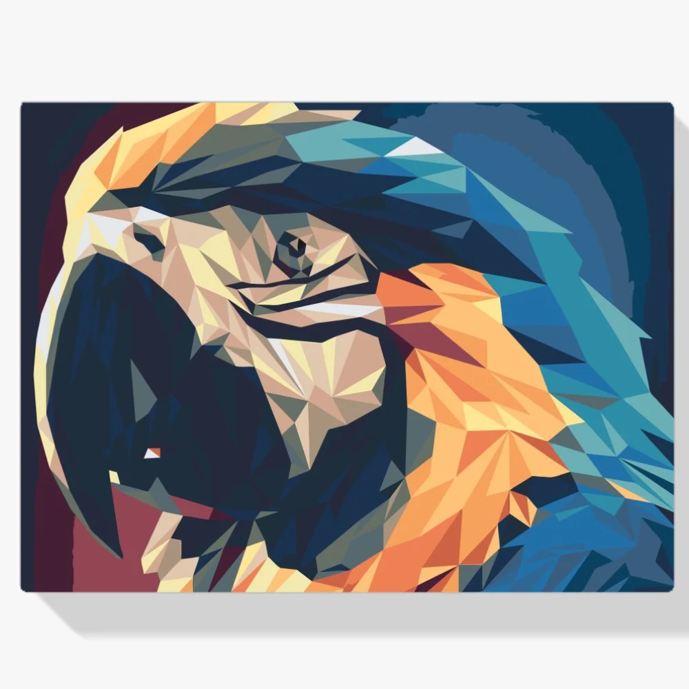Pintura Diamante - Guacamayo loro 2