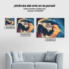 Pintura Diamante - Guacamayo loro 2
