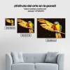 Pintura Diamante - Guacamayo loro azul y amarillo