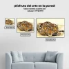 Pintura Diamante - Guepardo con ojos azules