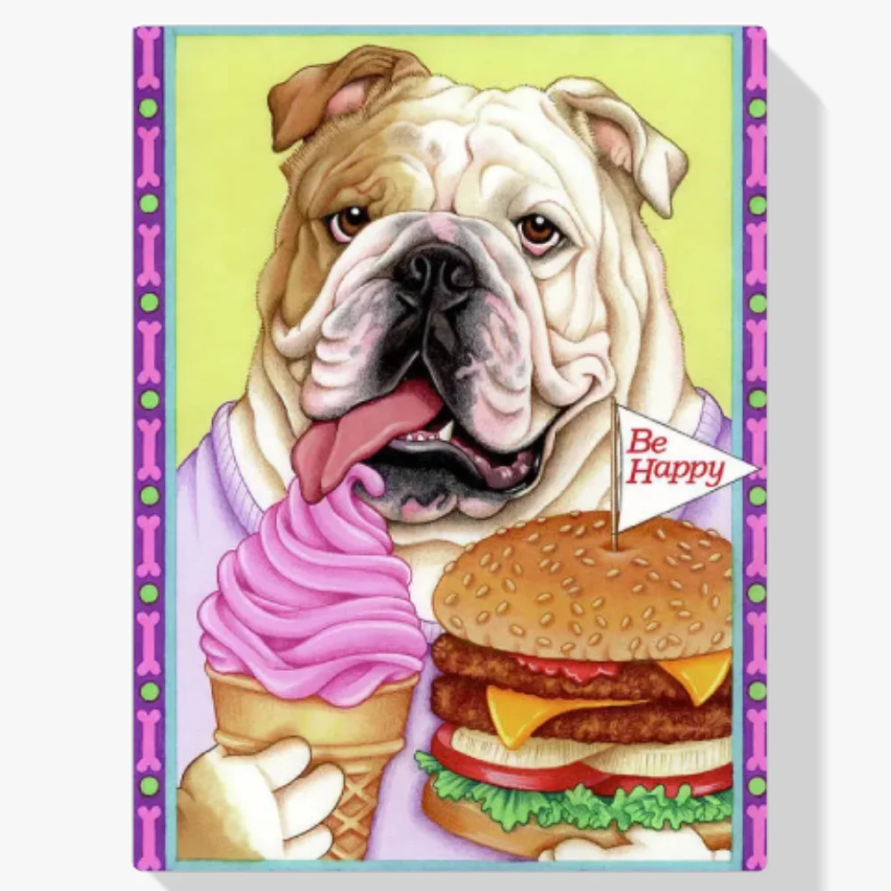 Pintura Diamante - Hamburguesa Bulldog