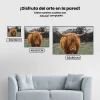 Pintura Diamante - Montañés escocés en campo abierto