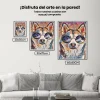 Pintura Diamante - Husky con gafas