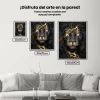 Pintura Diamante - Iluminación del León Negro