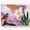 Pintura Diamante - Jacinto y pájaro