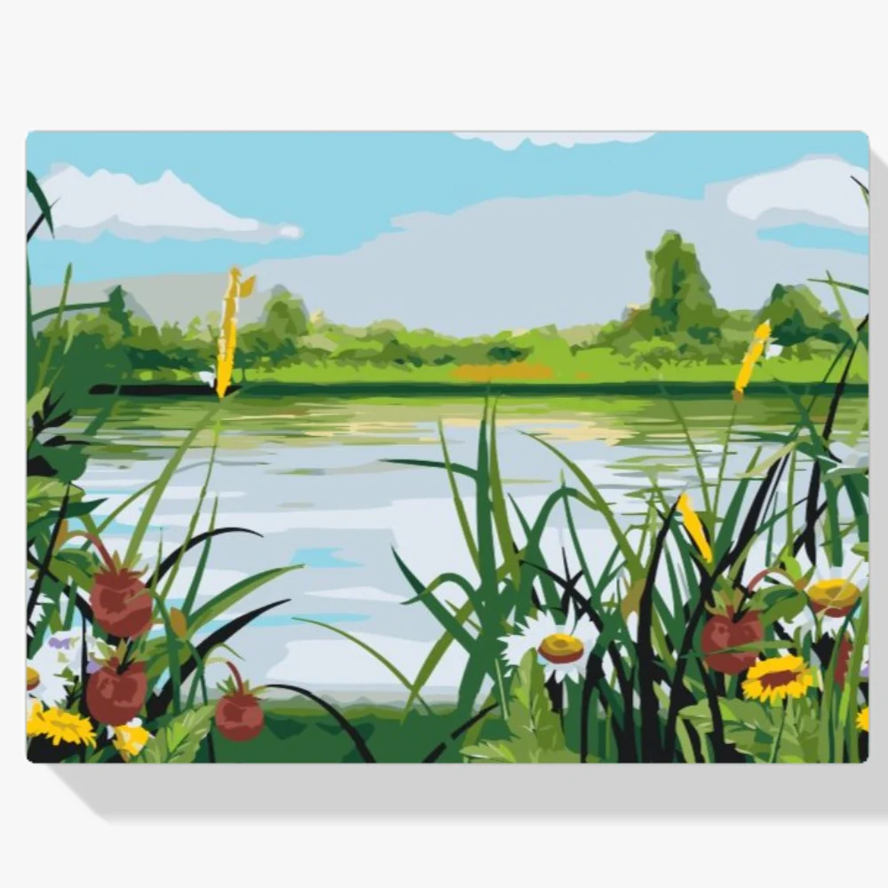 Pintura Diamante - Jardín de verano