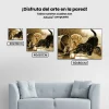 Pintura Diamante - Jugando a los cachorros