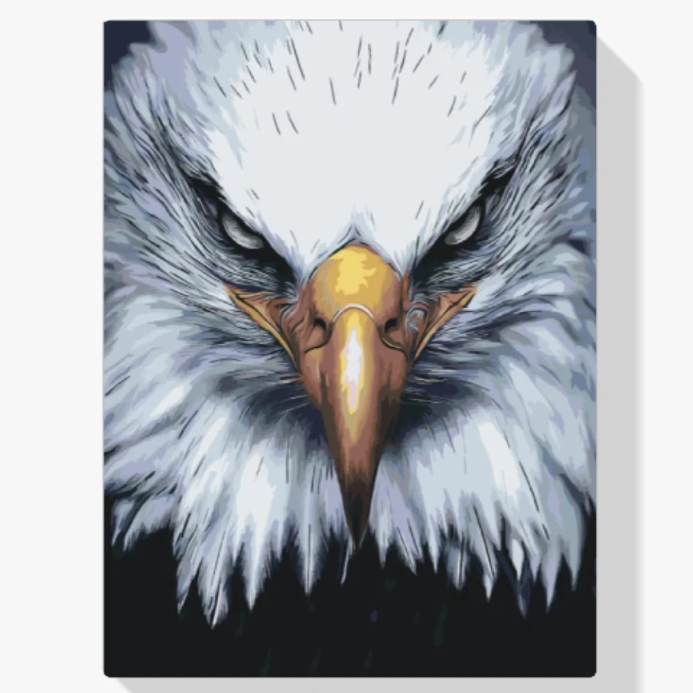 Pintura Diamante - La cabeza de un águila