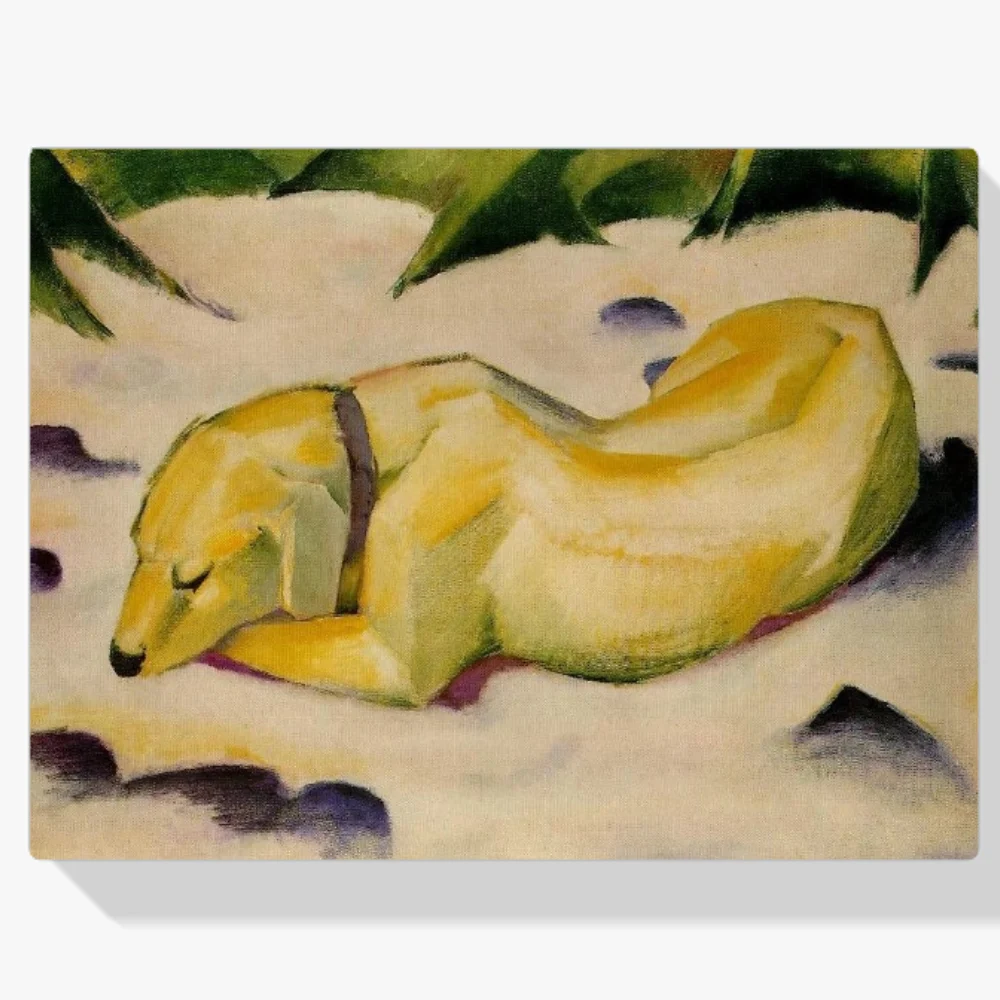 Pintura Diamante - La vida de nieve del perro