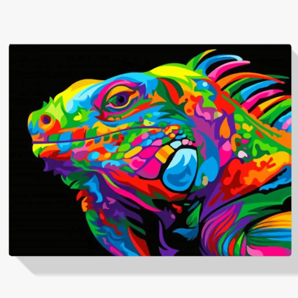 Pintura Diamante - Lagarto