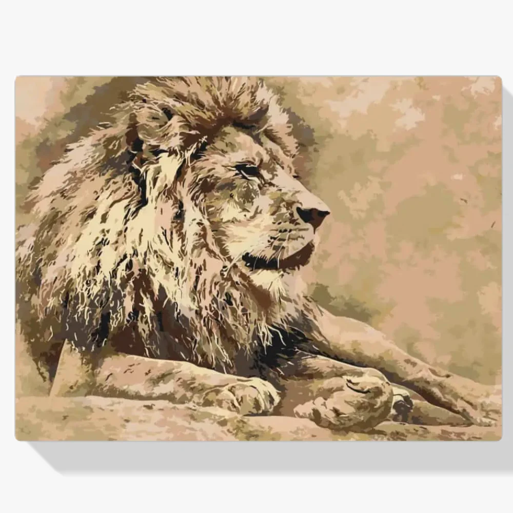 Pintura Diamante - León 2