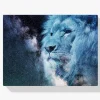 Pintura Diamante - León blanco