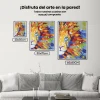 Pintura Diamante - León colorido