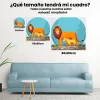 Pintura Diamante - León con cachorro