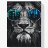 Pintura Diamante - León con estilo