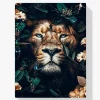 Pintura Diamante - León escondido