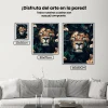 Pintura Diamante - León escondido
