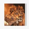 Pintura Diamante - León y cachorro