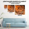 Pintura Diamante - León y cachorro