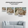 Pintura Diamante - Leopardo en la naturaleza
