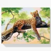Pintura Diamante - Leopardo mentiroso
