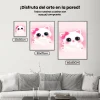 Pintura Diamante - Lindo gatito rosa