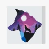 Pintura Diamante - Lobo aullador