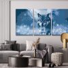 Pintura Diamante - Lobo de invierno ( juego de 3)