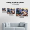 Pintura Diamante - Lobo en el desierto