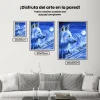 Pintura Diamante - Lobos en la nieve