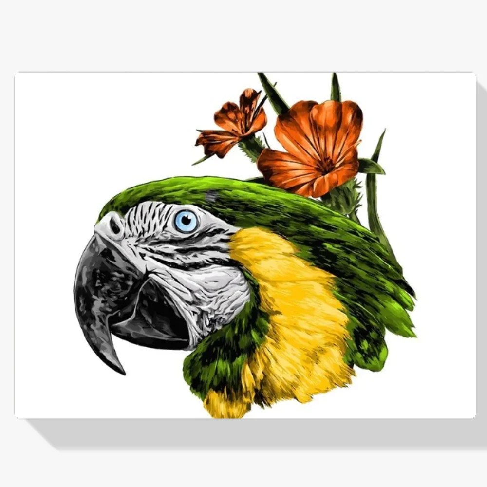 Pintura Diamante - Loro Cerrar