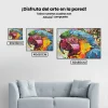 Pintura Diamante - Loro colorido