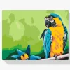 Pintura Diamante - Loro y flor