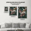 5D Pintura Diamante - Los ciervos se encuentran con las flores