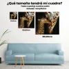 Pintura Diamante - Madre jirafa con su pequeño