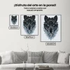 Pintura Diamante - Mandala lobo