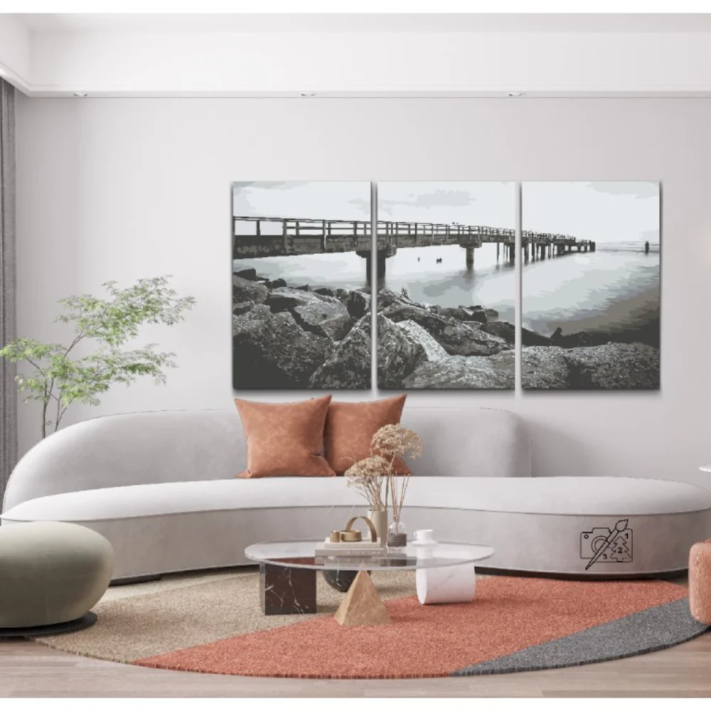 Pintura Diamante - Mar Báltico (lote de 3)