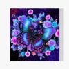 Pintura Diamante - Mariposa con flor