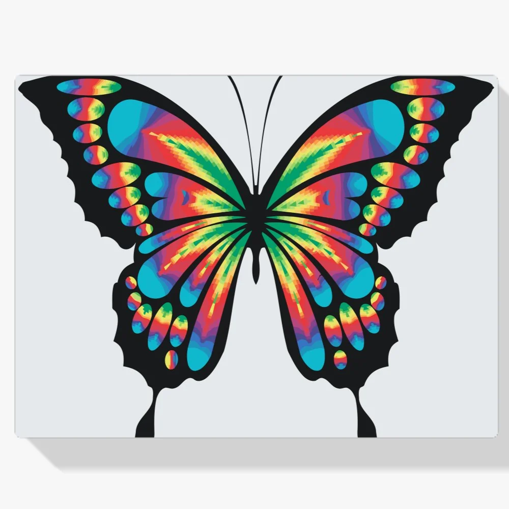 Pintura Diamante - Mariposa en colores