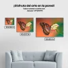 Pintura Diamante - Mariposa en flor