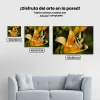 Pintura Diamante - Mariposa en una flor