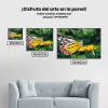 Pintura Diamante - Mariposa sobre flor amarilla