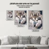 Pintura Diamante - Mariposa y husky