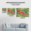 Pintura Diamante - Mariposa y martín pescador