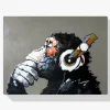 Pintura Diamante - Mono con auriculares