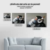 Pintura Diamante - Mono con auriculares