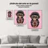 Pintura Diamante - Mono con un libro