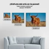Pintura Diamante - Montañés escocés al atardecer